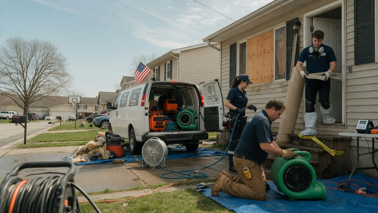 Water Damage Restoration in Odin, IL near me